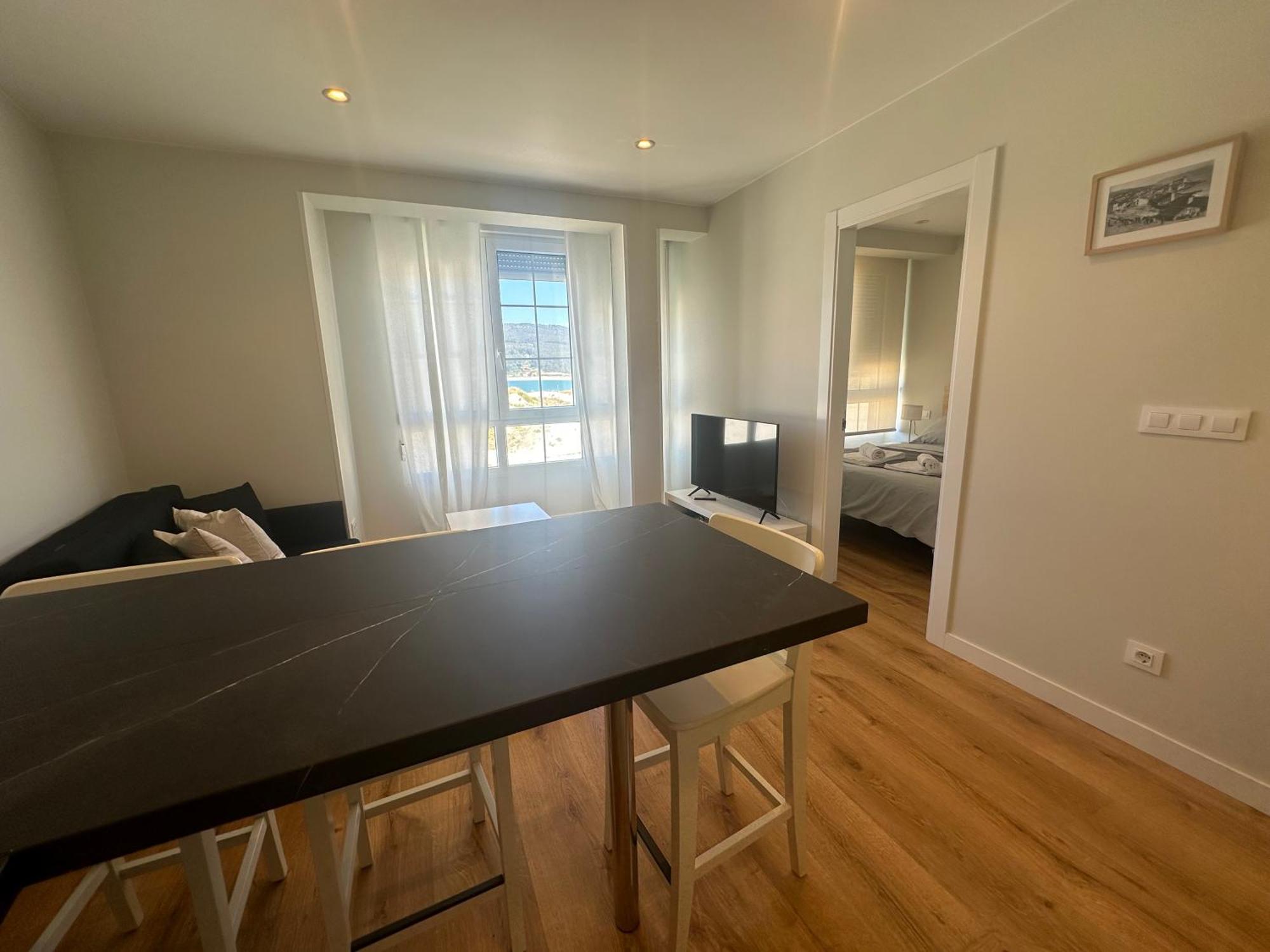 A Terraza Pequena By Oktheway Apartment Laxe Luaran gambar